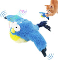 Interactive Chirping Bird Cat Toy - Flapping Bird Toy for Indoor Cats